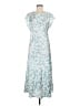 Calvin Klein 100% Polyester Blue Casual Dress Size M - photo 1