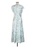 Calvin Klein 100% Polyester Blue Casual Dress Size M - photo 2
