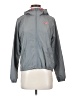 Hollister 100% Polyester Solid Gray Windbreaker Size XS - photo 1