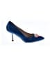 H By Halston Blue Heels Size 8 1/2 - photo 1