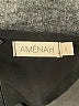 AMENAH Solid Black Cocktail Dress Size 2 - photo 4
