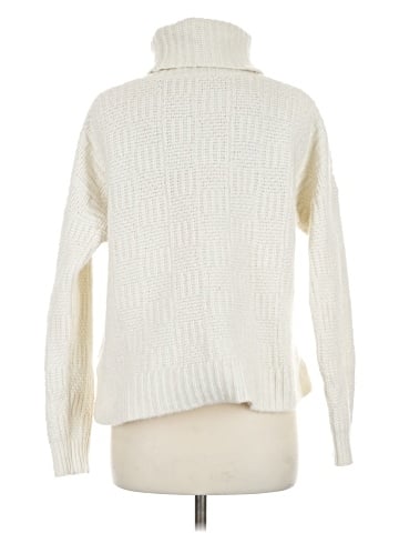 Madewell Checkered Turtleneck Sweater (view 2)