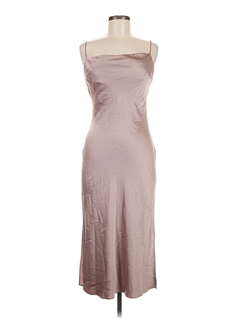 Pre-owned Express Cocktail Dress In Tan