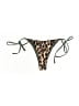 Unbranded Animal Print Brown Swimsuit Bottoms Size M - photo 1