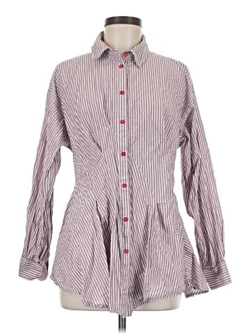 Maeve Long Sleeve Button-Down Shirt (view 1)
