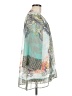 Soft Surroundings 100% Polyester Teal Kimono Size M - photo 4