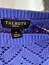 Talbots Chevron-herringbone Blue Pullover Sweater Size P (petite) - photo 7