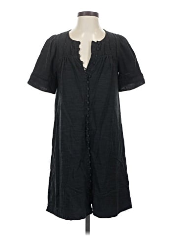 Madewell Pleated Button-Front Shift Dress (view 1)