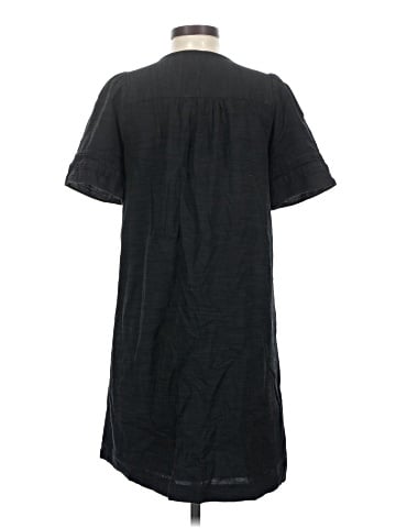 Madewell Pleated Button-Front Shift Dress (view 2)