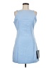 Lulus Solid Blue Casual Dress Size M - photo 1