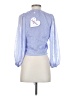 Buddy Love 100% Polyester Blue 3/4 Sleeve Blouse Size S - photo 2