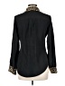 Cotton Express 100% Polyester Animal Print Black Long Sleeve Blouse Size M - photo 2