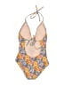 Antonio Melani Floral Yellow One Piece Swimsuit Size 4 - photo 2