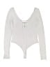 Alice + Olivia White Bodysuit Size M - photo 1