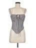 Lioness Gray Sleeveless Blouse Size M - photo 1