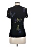 Saint + Sofia Floral Black Short Sleeve T-Shirt Size 6 - photo 2