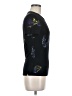 Saint + Sofia Floral Black Short Sleeve T-Shirt Size 6 - photo 4