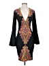 Venus Paisley Black Cocktail Dress Size S - photo 1