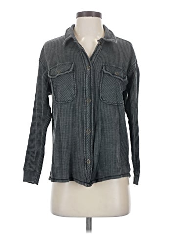 Rewind Long Sleeve Button-Down Shirt (view 1)