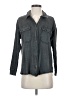 Rewind Tweed Gray Long Sleeve Button-Down Shirt Size S - photo 1