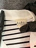 Bebe Stripes Ivory Long Sleeve Onesie Size 9-12 moEstimated - photo 3