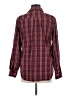Assorted Brands Plaid Burgundy Long Sleeve Button-Down Shirt Size M - photo 2