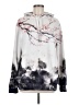 Unbranded Silver Pullover Hoodie Size S - photo 1