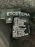 Etcetera Solid Black Casual Skirt Size 8 - photo 4