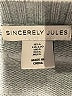 Sincerely Jules Stripes Solid Gray Cardigan Size L - photo 7