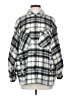 Zara Plaid Gray Coat Size S - photo 1