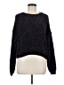 Sanctuary Tweed Black Pullover Sweater Size M - photo 1