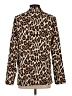 Banana Republic 100% Polyester Animal Print Gold Blazer Size 4 - photo 2
