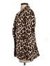 Banana Republic 100% Polyester Animal Print Gold Blazer Size 4 - photo 5