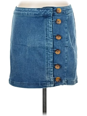 Free People Denim Skirt (view 1)