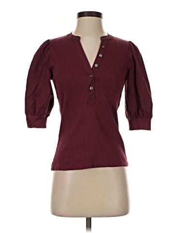 Veronica Beard 3/4 Sleeve Button-Down Shirt (view 1)