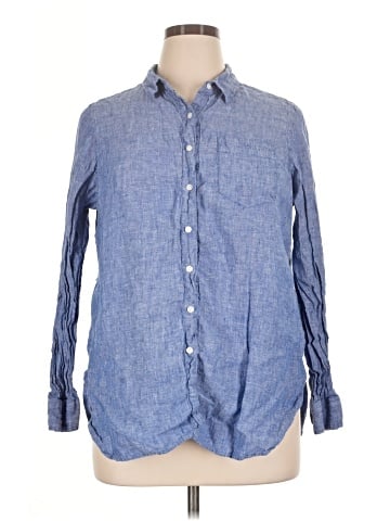 L.L.Bean Long Sleeve Button-Down Shirt (view 1)