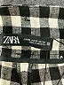 Zara Checkered-gingham Black Shorts Size XS - photo 3