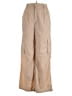 PrettyLittleThing 100% Polyamide Tan Cargo Pants Size 12 - photo 1