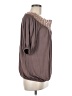 Jaloux Brown Short Sleeve Blouse Size M - photo 4