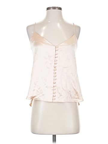 Are You Am I Sleeveless Silk Top (view 1)