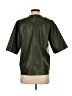 LE BOP 100% Polyurethane Green Short Sleeve Top Size S - photo 2