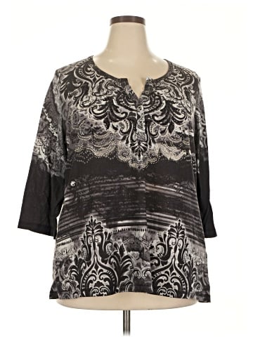 Avenue 3/4 Sleeve Blouse (view 1)