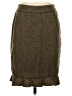 Club Monaco Tweed Brown Wool Skirt Size 0 - photo 1