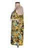 Peppermint 100% Polyester Tropical Yellow Casual Dress Size S - photo 5