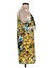 Peppermint 100% Polyester Tropical Yellow Casual Dress Size S - photo 4