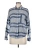 MNG 100% Cotton Stripes Blue Long Sleeve Button-Down Shirt Size 6 - photo 1