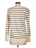 Ann Taylor LOFT Outlet 100% Cotton Stripes Ivory Pullover Sweater Size L - photo 2