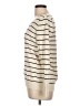 Ann Taylor LOFT Outlet 100% Cotton Stripes Ivory Pullover Sweater Size L - photo 5