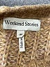 Weekend Stories Tweed Tan Wool Pullover Sweater Size M - photo 7