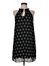 Pink Rose 100% Polyester Paisley Black Casual Dress Size S - photo 1